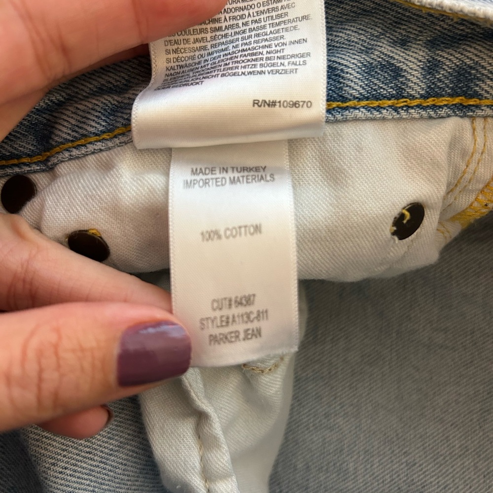 Agolde Parker Crop Jeans Swapmeet Size 27 - Picture 4 of 4